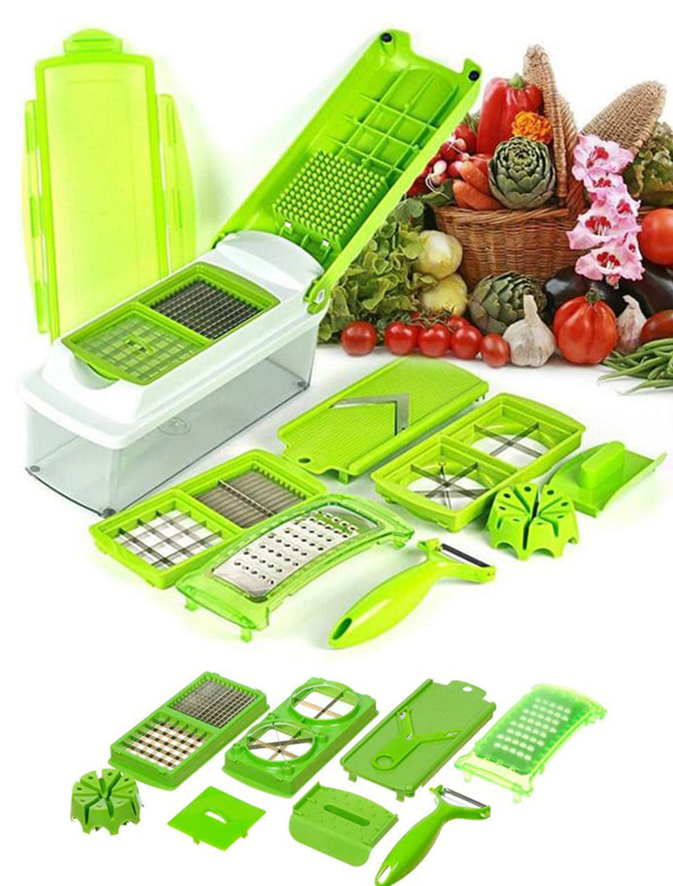 مفرمة الخضر و الفواكه سهلة ومتعددة الاستعمالات في المطبخ