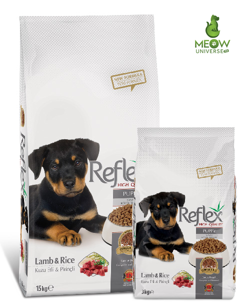 Croquettes Reflex Puppy Food Agneau & Riz 3 Kg