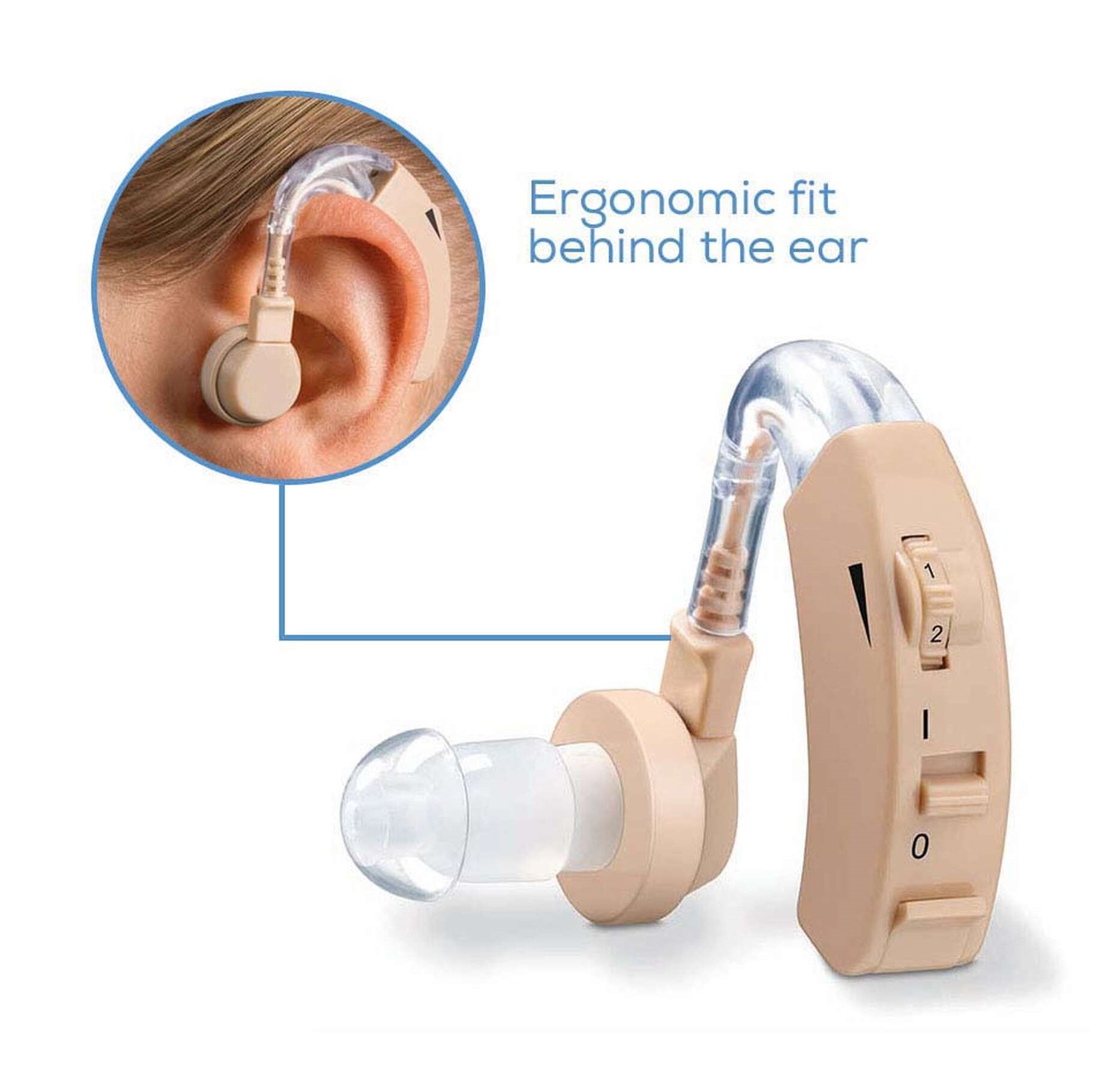 Beurer L'appareil auditif contour d'oreille Pratiques et puissants HA-20