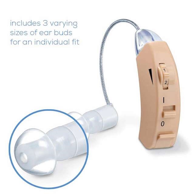 Beurer L'appareil auditif contour d'oreille Pratiques et puissants HA-50+