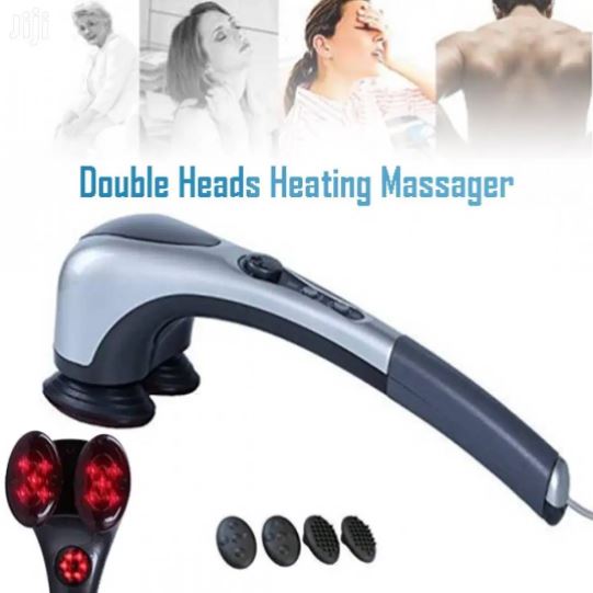 Double Heads Heating Massager