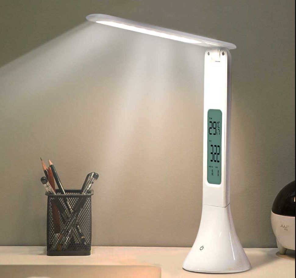 Lampe de bureau LED pliable et Rechargeable