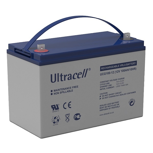 Énergie Solaire Maroc - Batterie 100Ah 12V GEL - UCG100-12 - Ultracell